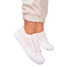 PS1 Zapatillas Daphne Logged para mujer en blanco y rosa rosado PS1 Zapatillas Daphne Logged para mujer en blanco y rosa rosado