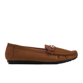 Mocasines de mujer keyla camel marrón