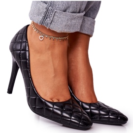 PS1 Stilettos acolchados elegantes Rosanna negros PS1 Stilettos acolchados elegantes Rosanna negros