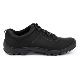 Kampol Zapatos trekking hombre 36 negro