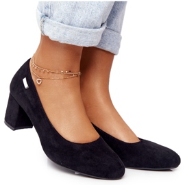 Zapatos de ante en una barra negra Sergio Leone negro