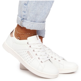 Deportivas Mujer en Piel Big Star DD274583 Blanco-Cobre dorado