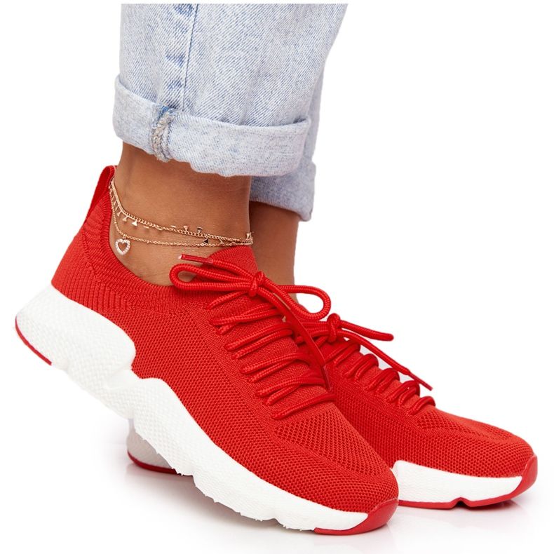 Zapatos Deportivos Mujer Slip-on Big Star DD274580 Rojo