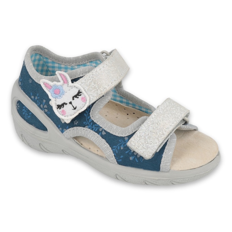 Calzado infantil befado pu 065P154 azul marino azul gris multicolor