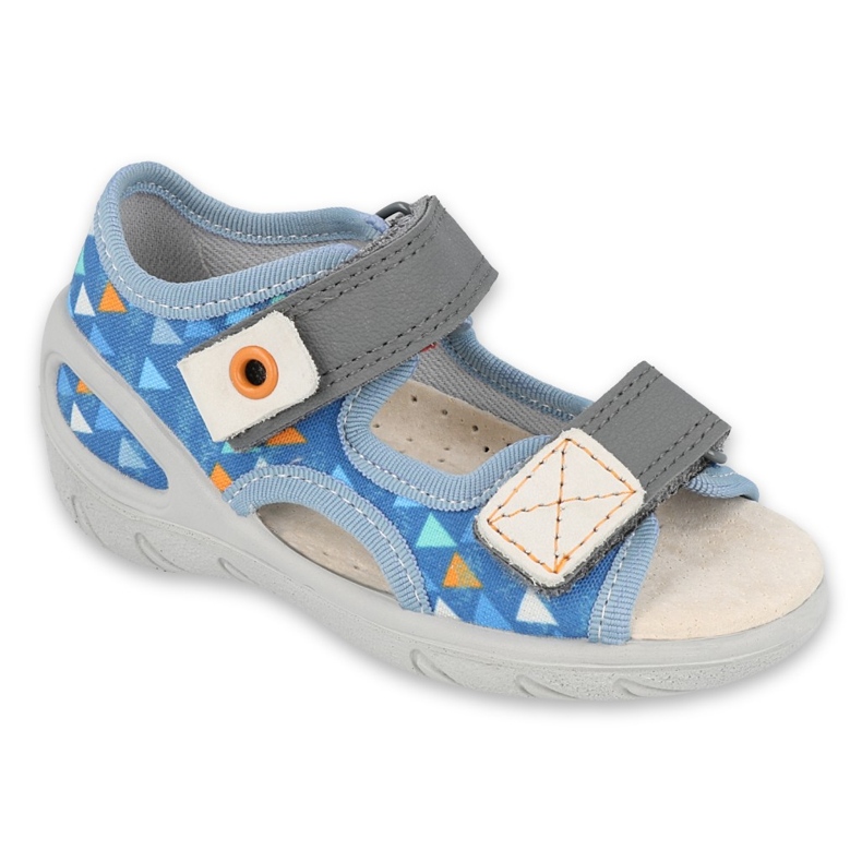 Calzado infantil befado pu 065P158 azul gris