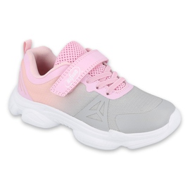 Calzado infantil befado 516X055 rosa gris