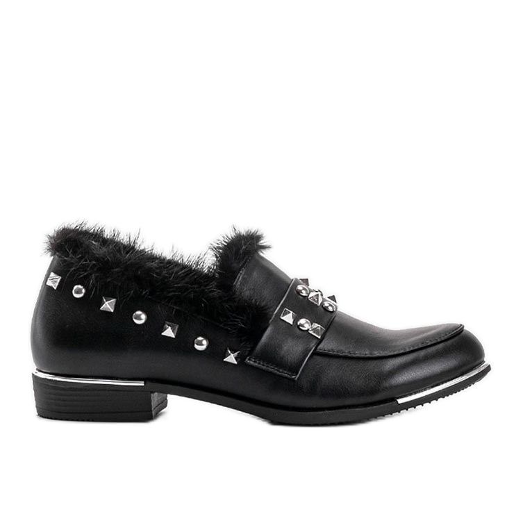 Zapatos negros con tachuelas Cheyenne