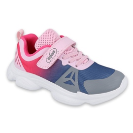 Calzado infantil befado 516Y054 azul marino rosa gris multicolor