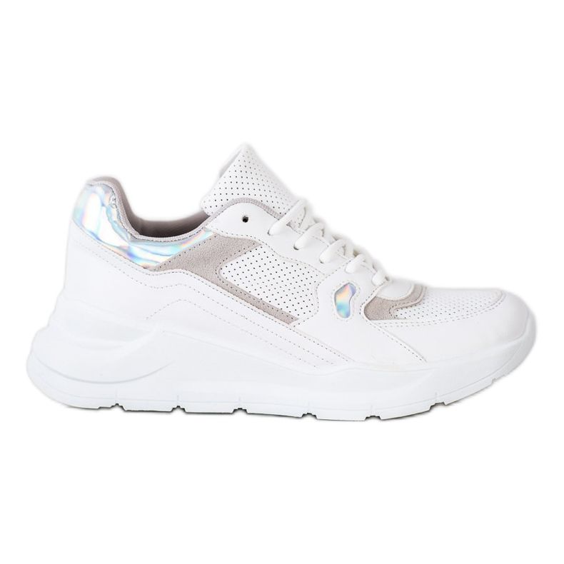 SHELOVET Zapatillas blancas blanco