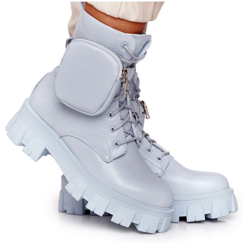 PS1 Botas Plataforma Trabajadores Blue Saturday azul PS1 Botas Plataforma Trabajadores Blue Saturday azul