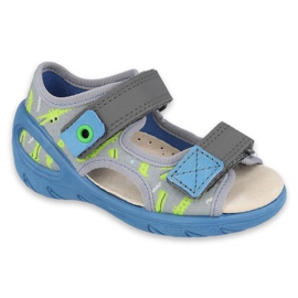 Calzado infantil befado pu 065X159 azul gris multicolor