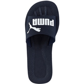 Zapatillas Puma Purecat azul marino blanco 360262 02