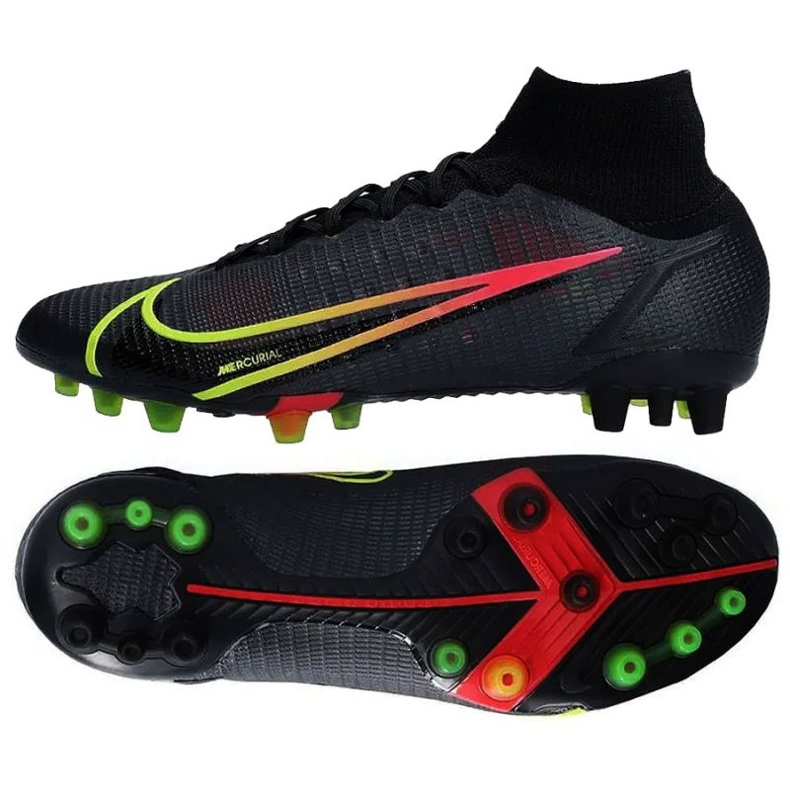 Zapatos de fútbol Nike Mercurial Superfly 8 Elite Ag M CV0956 090 multicolor negro Zapatos de fútbol Nike Mercurial Superfly 8 Elite Ag M CV0956 090 multicolor negro
