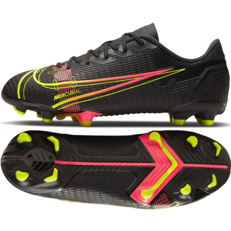 Zapatos de fútbol Nike Vapor 14 Academy FG / MG Jr CV0811090 multicolor negro