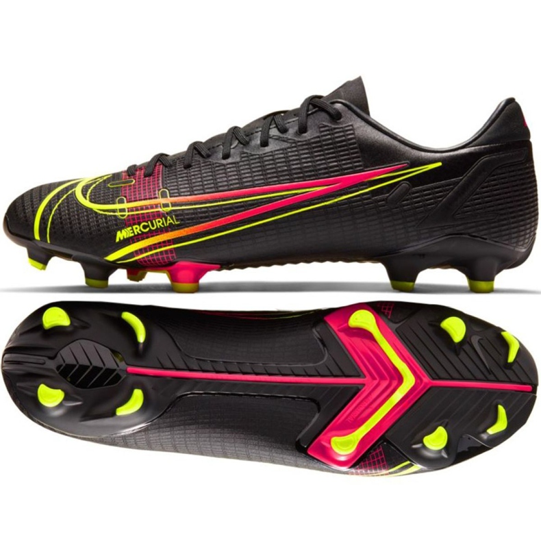 Zapatos de fútbol Nike Mercurial Vapor 14 Academy FG / MG M CU5691 090 multicolor negro