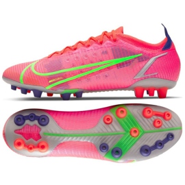Calzado de fútbol Nike Mercurial Vapor 14 Elite Ag M CZ8717 600 rojo naranjas y rojos