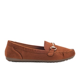 Mocasines marrones con hebilla Brandy marrón