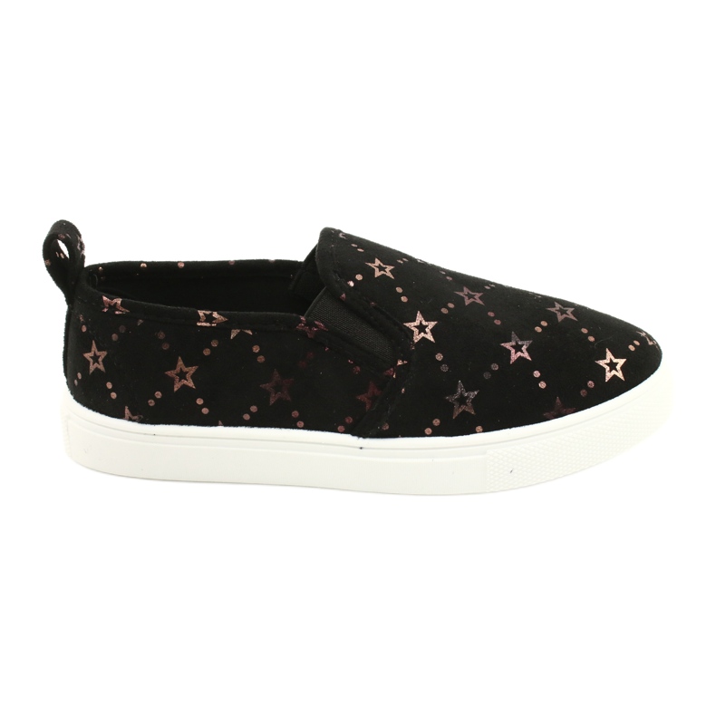 Evento Zapatillas deportivas de ante sin cordones 21DZ26-3931 ['oro negro'] negro
