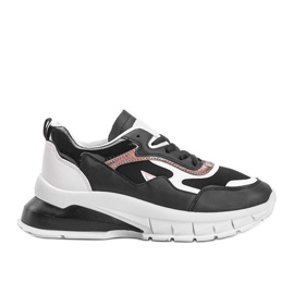 Zapatillas negras con suela gruesa Kristen negro