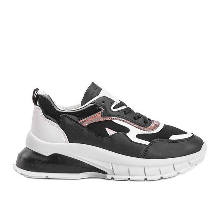 Zapatillas negras con suela gruesa Kristen negro