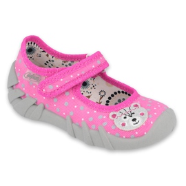 Calzado infantil befado 109P209 rosa gris