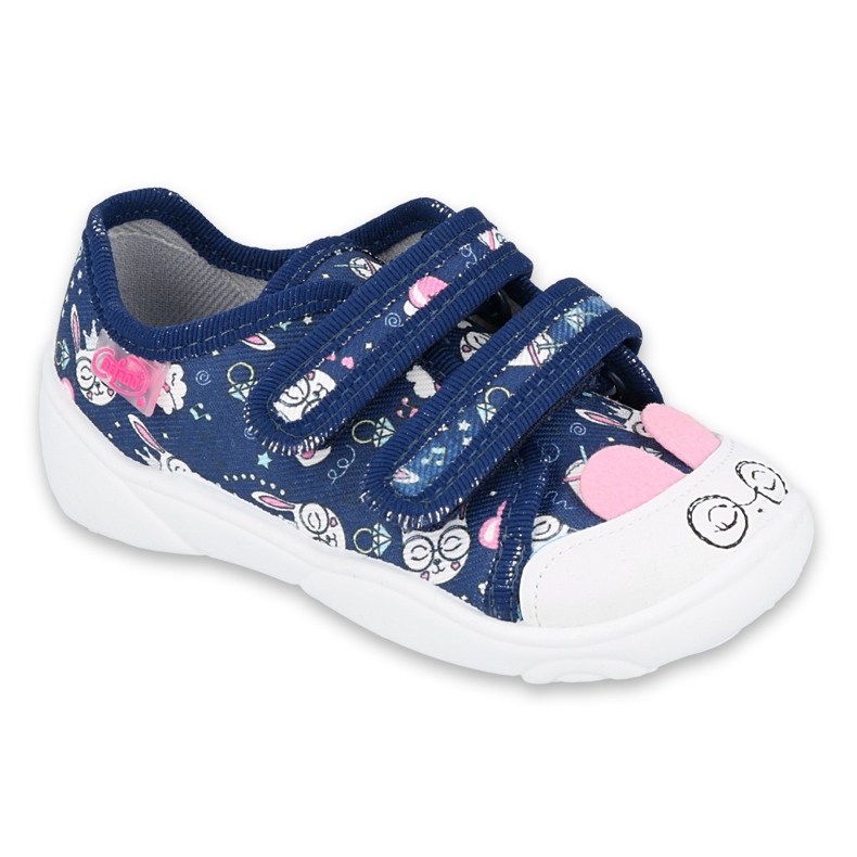Calzado infantil befado 907P127 azul marino rosado