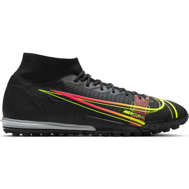 Zapatos de fútbol Nike Mercurial Superfly 8 Academy Tf CV0953090 negro negro