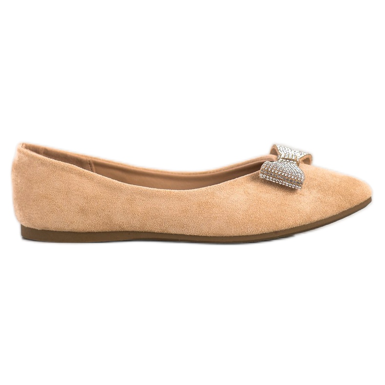 Bailarinas Con Lazo VINCEZA Decorativo beige