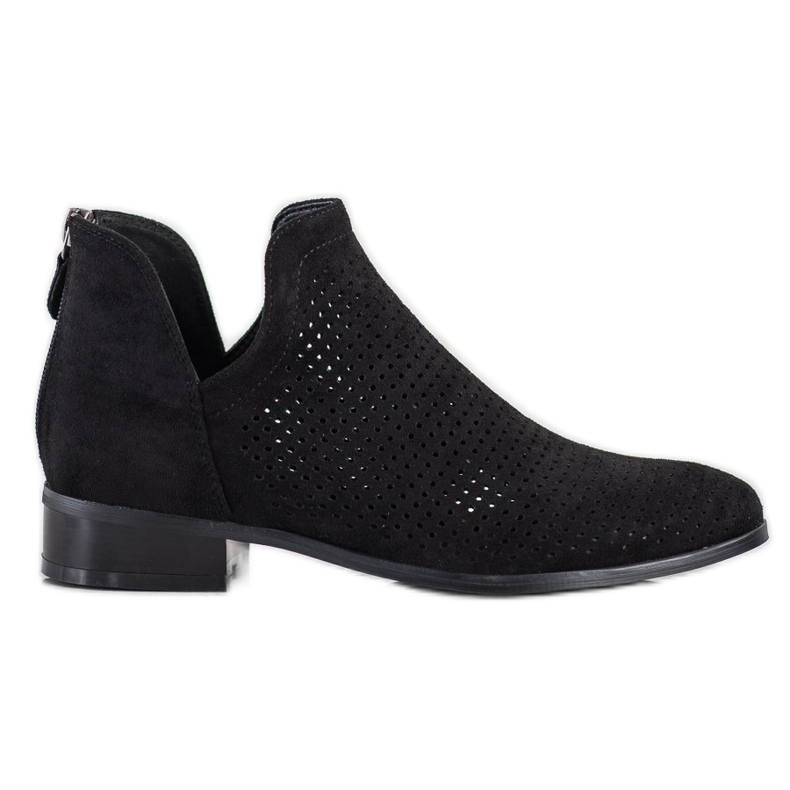 Bota primavera calada VINCEZA negro