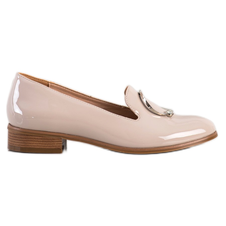 Mocasines beige con decoración VINCEZA