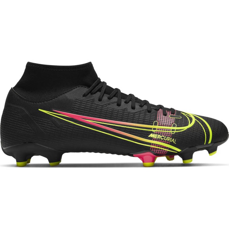 Zapatos de fútbol Nike Mercurial Superfly 8 Academy FG / MG CV0843090 negro negro