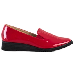 Goodin Mocasines cómodos sin cordones rojo Goodin Mocasines cómodos sin cordones rojo