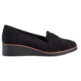 Suede Lords en la cuña VINCEZA negro