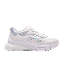 Zapatillas blancas sobre suela gruesa Kristen blanco