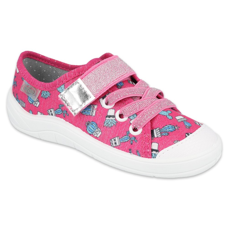 Calzado infantil befado 251X167 rosado plata