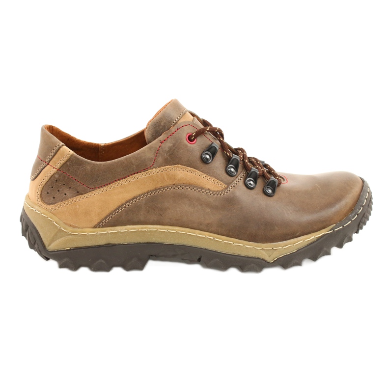 KENT Zapatos de senderismo para hombre 268K marrón beige