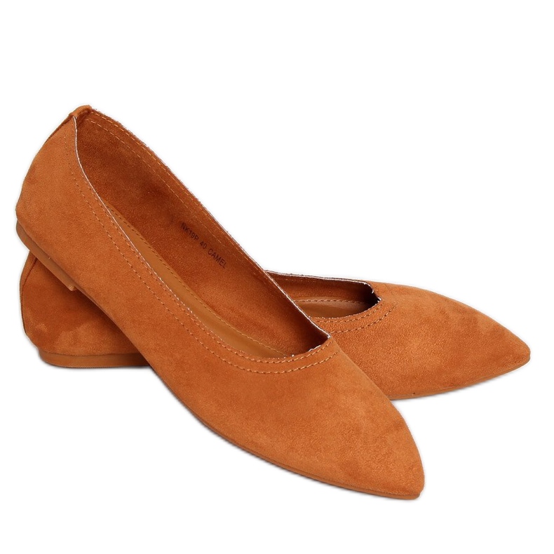 Bailarinas de mujer camel NK19P Camel marrón
