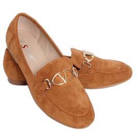 Mocasines de mujer Camel T395 Camel marrón