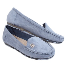 Azul Mocasines de mujer GS13P Azul
