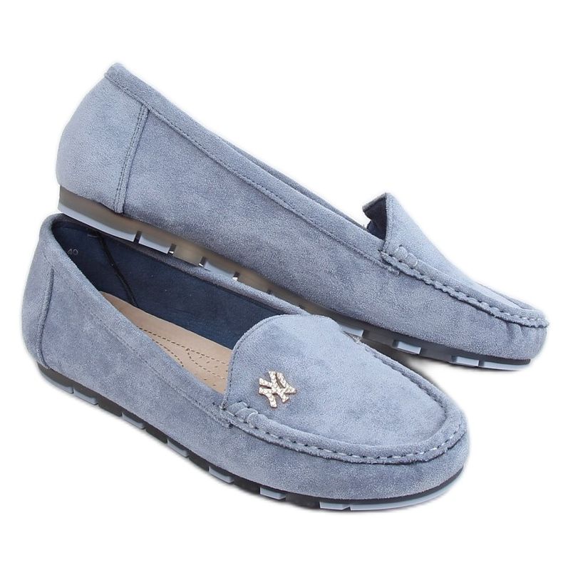 Azul Mocasines de mujer GS13P Azul Azul Mocasines de mujer GS13P Azul