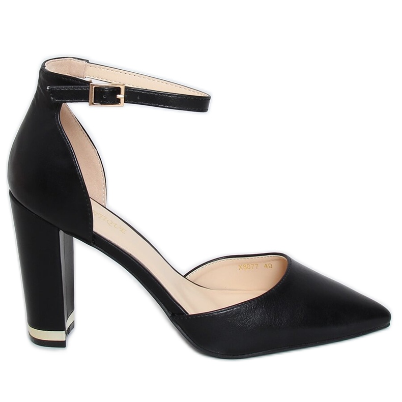 Bombas en el poste negro X8077 Negro Bombas en el poste negro X8077 Negro