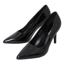 Tacones de mujer negros S-631 Black