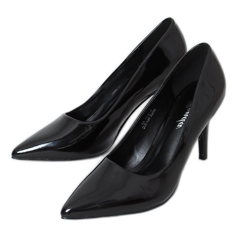 Tacones de mujer negros S-631 Black