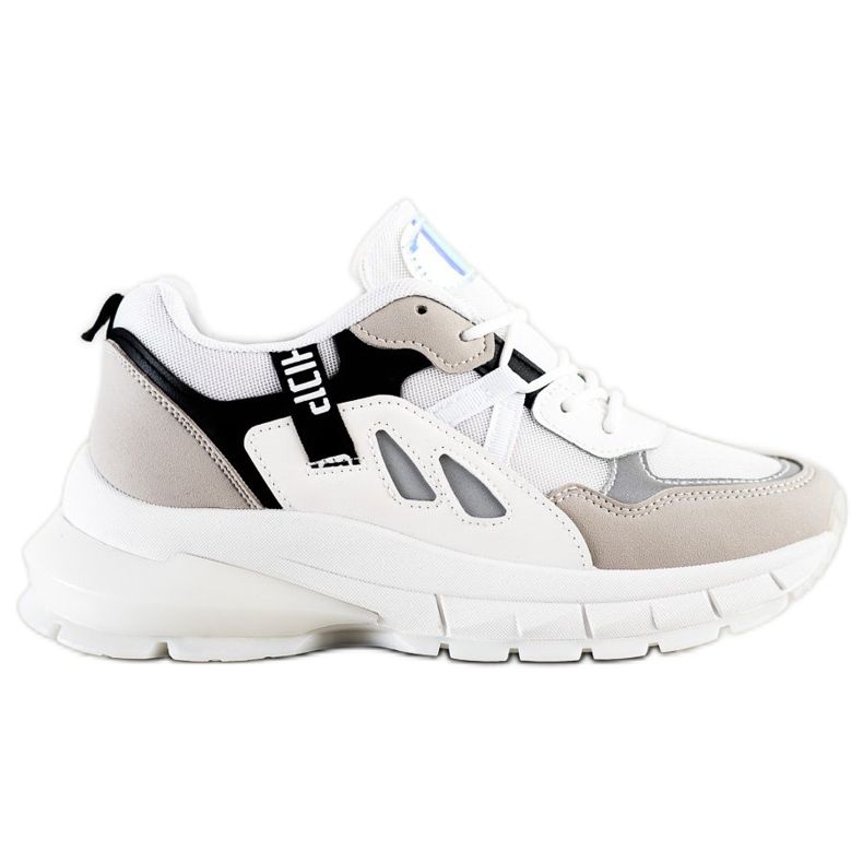 SHELOVET Zapatillas en la plataforma con malla multicolor