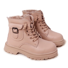 Apawwa Botas para niños con bolsillos en beige TikTok
