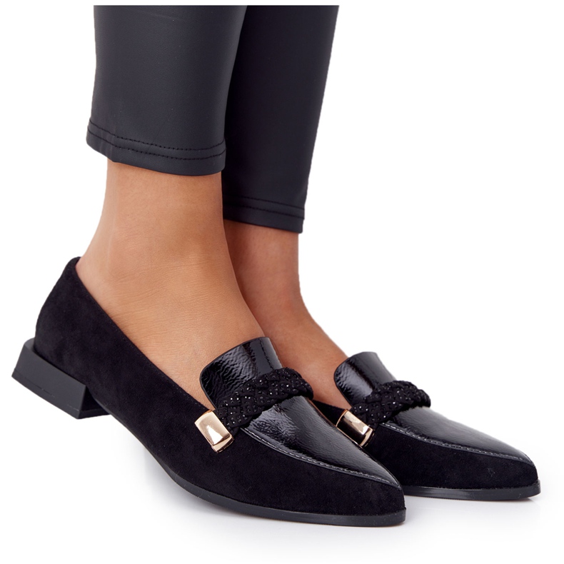 S.Barski Elegantes Mocasines S. Barski Premium Suede Negro