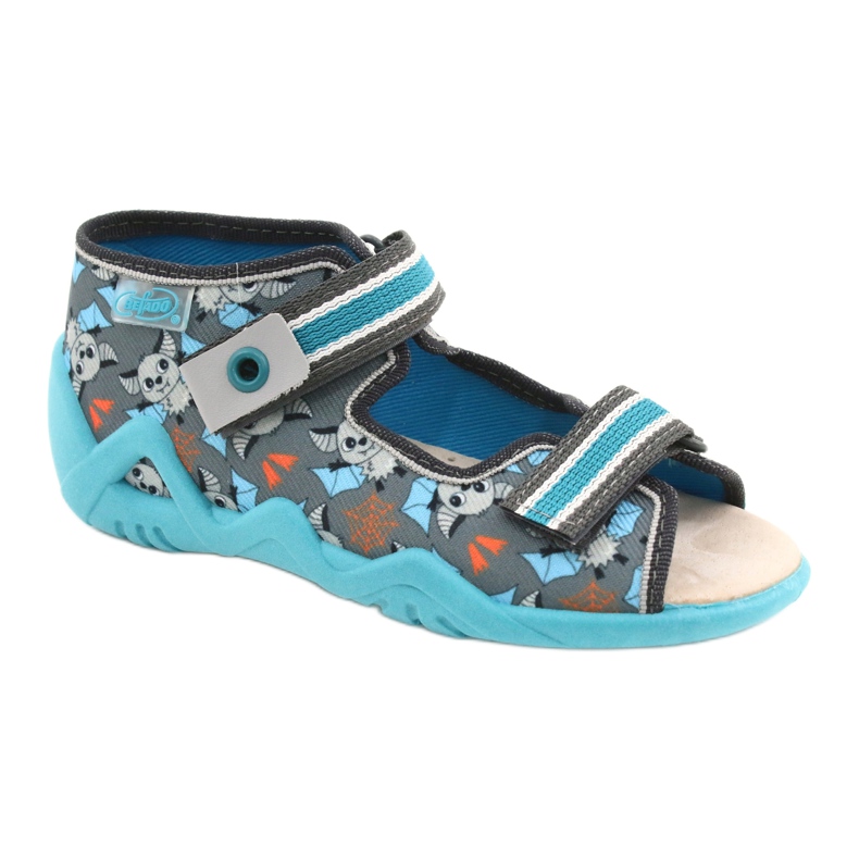 Calzado infantil befado amarillo 350P021 azul gris