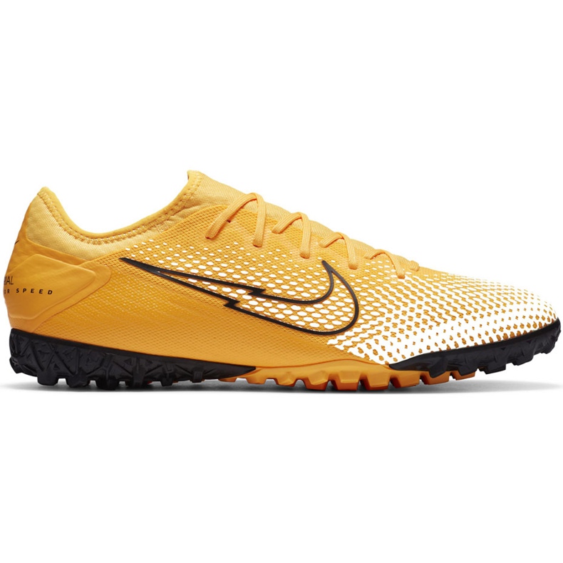 Calzado de fútbol Nike Mercurial Vapor 13 Pro Tf AT8004 801 naranja amarillo