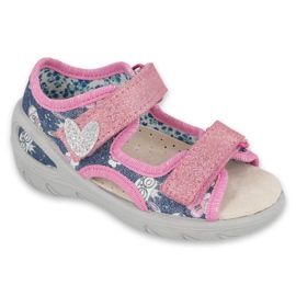 Calzado infantil befado pu 065X151 rojo rosa plata