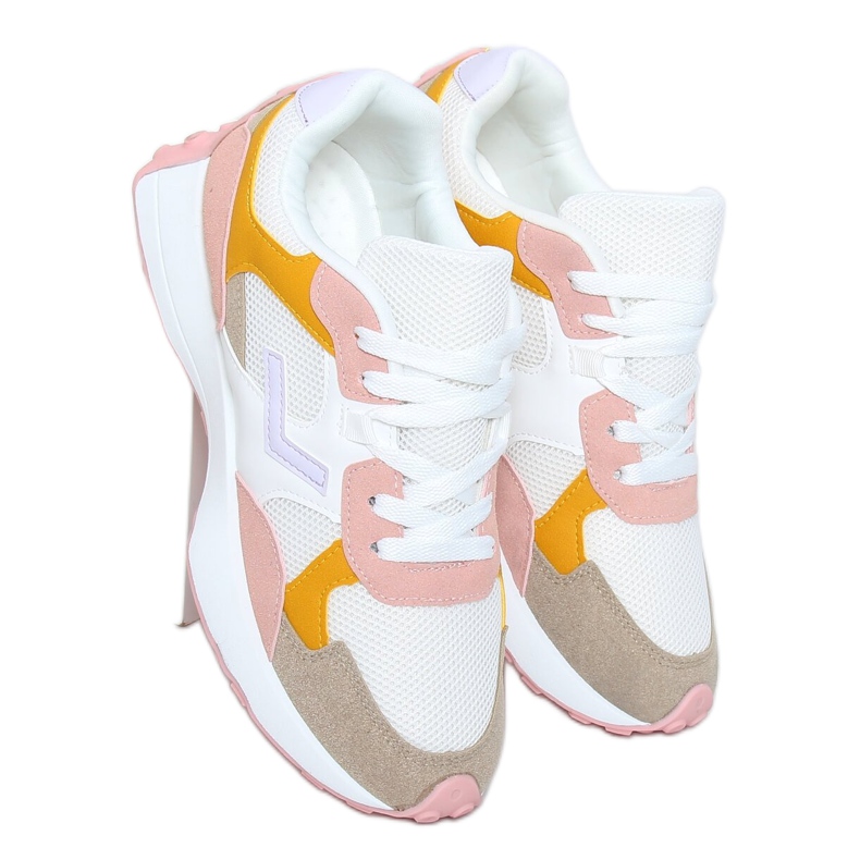 Zapatillas deportivas multicolor BL209P Rosa blanco rosado amarillo Zapatillas deportivas multicolor BL209P Rosa blanco rosado amarillo
